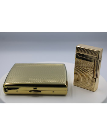 Pakketilbud med Luigi Ricci jet lighter af Derui Guld +...