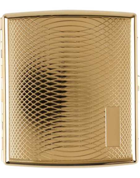 Pakketilbud med Luigi Ricci jet lighter af Derui Guld + Jean Claude cigaretetui guld