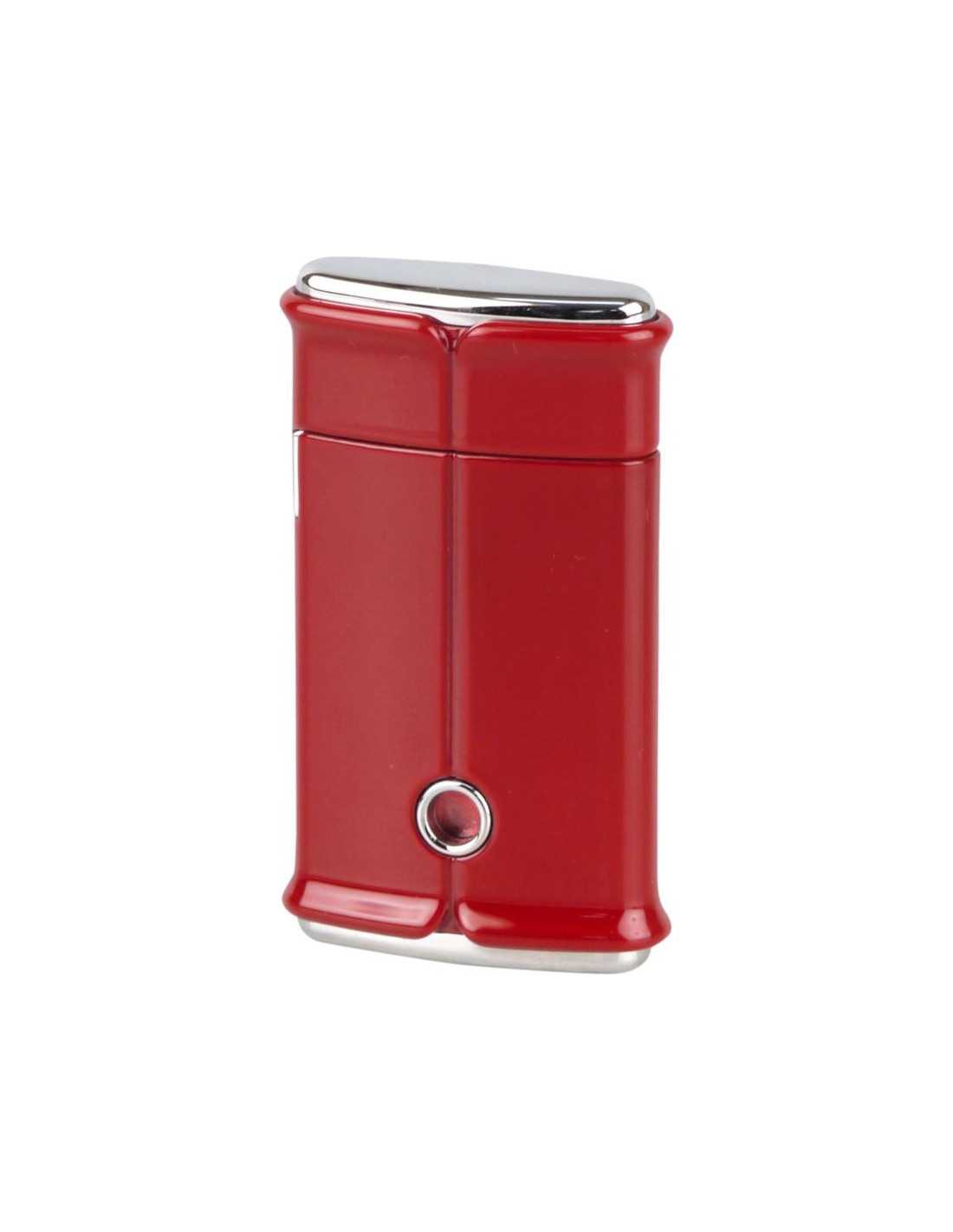 Jean Claude "Granada" lighter med dobbeltflamme rd (normal flamme & stormlighter flamme)