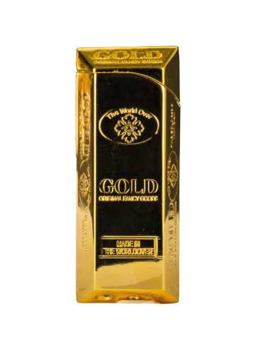 Zorro Guldbar lighter med normal piezo flamme