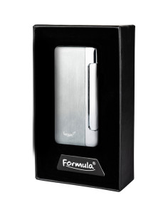 Formula Crocodile jet lighter i krom med jet flamme 2