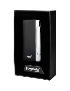 Formula Crocodile jet lighter i sort med jet flamme 2