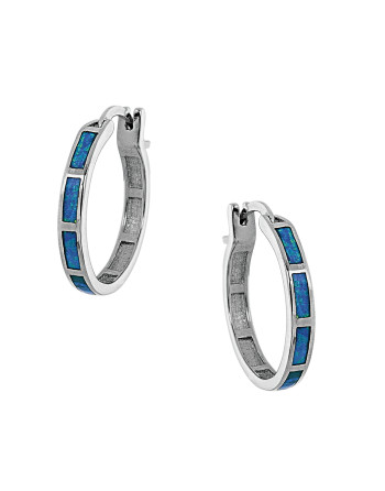 Kreta Chania - opal øreringe med 925 Sterling sølv &... 2