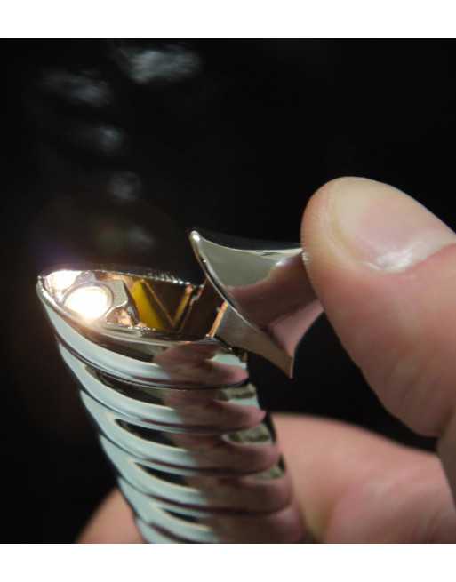 Jean Claude "Diva" kvalitets stormlighter i sølv