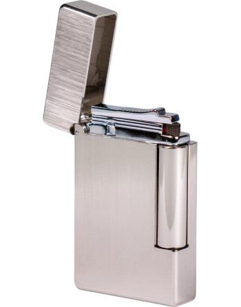 Dupont lighter "Initial" bruhed silver 020804B Jet 2