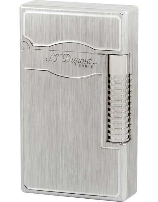Se Dupont lighter "Le Grand" palladium brushed 023014 hos OpalSmykker.dk
