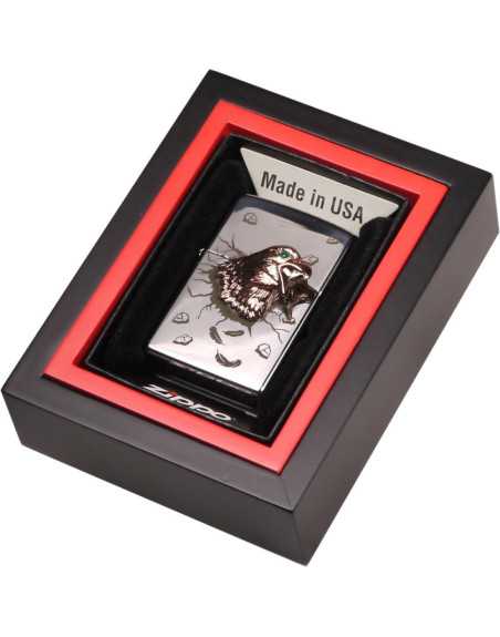 Zippo lighter "Golden Eagle" limited edition med Swarovski sten