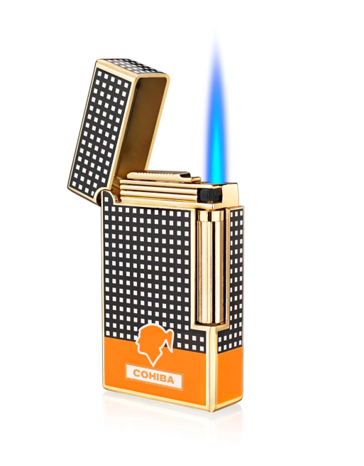 Derui cigar-og cigaret Jet flint kvalitets lighter og stormlighter med cigar punch