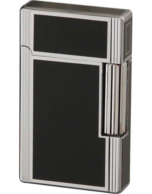 Jean Claude flint lighter "Dustin" sølv/sort...